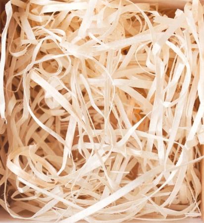 Preview: Holzwolle farbrein hell Preview: Holzwolle feine Struktur