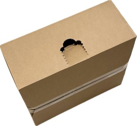 Preview: Karton doppelwellig 387x387x153mm Preview: Karton doppelwellig 387x387x153mm Aufreißlasche