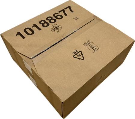 Preview: Karton doppelwellig 387x387x153mm Preview: Karton doppelwellig 387x387x153mm Druck sichtbar