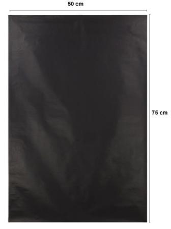 Preview: Blumenseidenpapier schwarz Preview: Seidenpapier schwarz Bogenformat