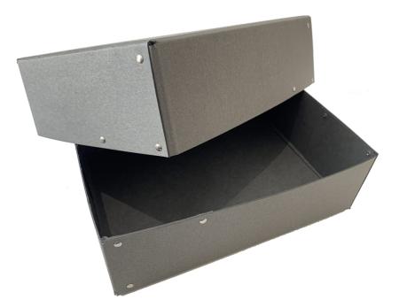 Preview: Stülpdeckelkarton Buchhalter genietet 310x230x100mm DIN A4 Preview: Stülpdeckelkarton Buchhalter genietet 310x230x100mm DIN A4