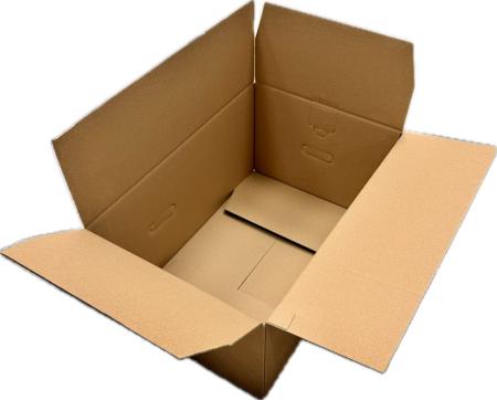Preview: Umzugskarton "Mini Axel" – Neuwertig, günstig & stabil | Überschuss Preview: Innenansicht des Mini Axel Umzugskartons, 63 Liter Volumen