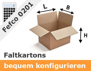 Maßkartons nach Fefco Maßkartons nach Fefco