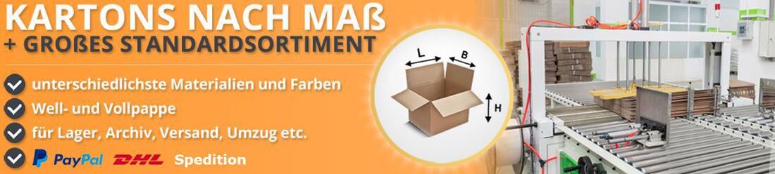 Karton Wunschmaß einfach eingeben ... Karton Wunschmaß einfach eingeben ...