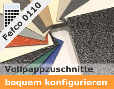 Vollpappzuschnitte nach Maß fefco 0110 Vollpappzuschnitte nach Maß fefco 0110