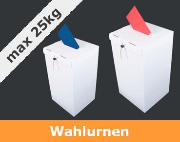 Hochwertige Wahlurnen für alle Bereiche